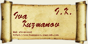 Iva Kuzmanov vizit kartica